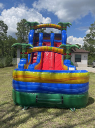 12 1694646300 Reggae Rush 18' Duel lane Waterslide